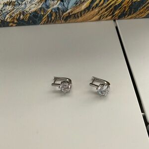 14K Gold Plated Elegant Silver Stud Earrings